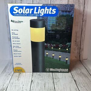Westinghouse Solar Lights 436018-082 Landscape Lighting 8 Lights No wiring 2006